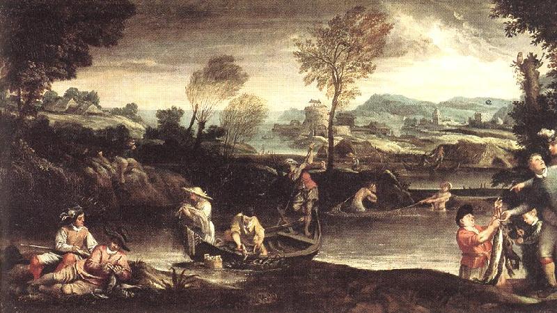 CARRACCI, Annibale Fishing Germany oil painting art